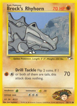 Brock's Rhyhorn GH-70 Common Poor Englisch