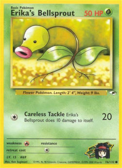 Erika's Bellsprout GH-76 Common Light Played Englisch