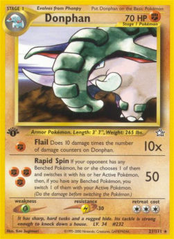 Donphan NG-21 Rare Excellent Deutsch