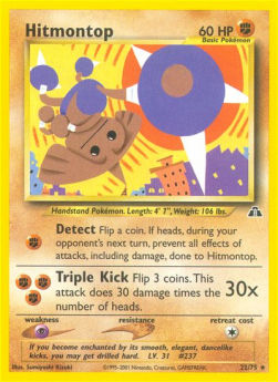 Hitmontop NDI-22 Rare Played Englisch