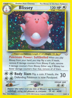 Blissey NR-2 Holo Rare Excellent Englisch