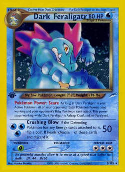 Dunkles Impergator NDE-5 Holo Rare Light Played Deutsch