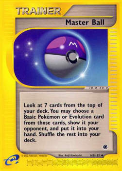 Meisterball EX-143 Uncommon Light Played Deutsch Reverse Holo