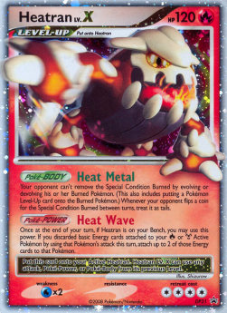 Heatran LV.X DPPR-31 Promo Light Played Deutsch