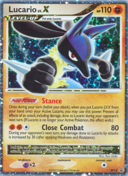 Lucario LV.X DPPR-12 Promo Excellent Deutsch