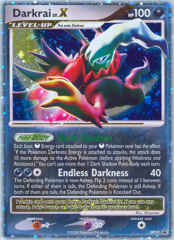 Darkrai LV.X DPPR-19 Promo Played Deutsch