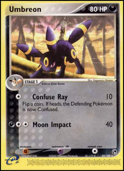 Umbreon SS-24 Rare Poor Englisch