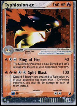 Typhlosion ex SS-99 Ultra Rare Excellent Englisch