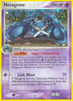 Metagross DX-11 Holo Rare Played Deutsch Reverse Holo