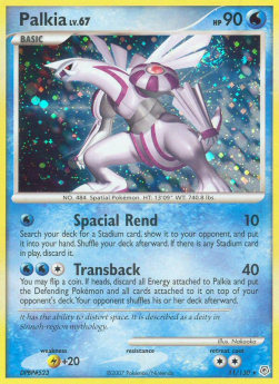 Palkia Lv.67 DP-11 Holo Rare Light Played Deutsch Reverse Holo