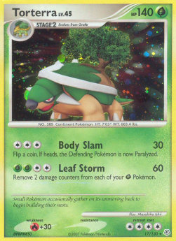 Chelterrar Lv.45 DP-17 Holo Rare Played Deutsch
