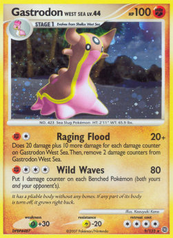 Gastrodon Westliches Meer Lv.44 SW-9 Holo Rare Excellent Deutsch