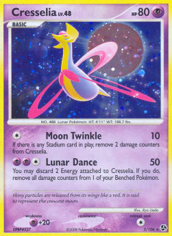 Cresselia Lv.48 GE-2 Holo Rare Played Deutsch
