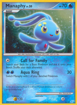 Manaphy Lv.20 TK3-M4 Common Played Deutsch