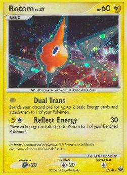 Rotom Lv.37 MD-13 Holo Rare Good Deutsch