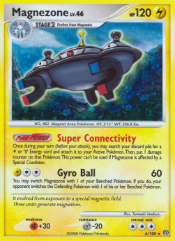 Magnezone Lv.46 STF-6 Holo Rare Played Englisch Reverse Holo