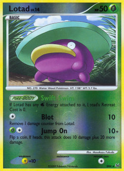 Loturzel Lv.14 PL-SH4 Secret Rare Good Deutsch Reverse Holo