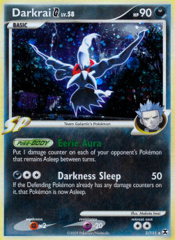 Darkrai RR-3 Holo Rare Excellent Deutsch Reverse Holo