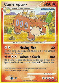 Camerupt Lv.49 SV-18 Rare Light Played Deutsch Reverse Holo