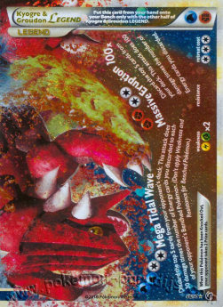 Kyogre & Groudon LEGENDE UD-88 Ultra Rare Excellent Deutsch