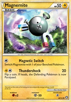 Magnemite TM-68 Common Poor Englisch Reverse Holo