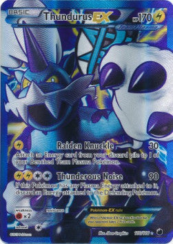 Thundurus EX PLF-110 Ultra Rare Excellent Englisch