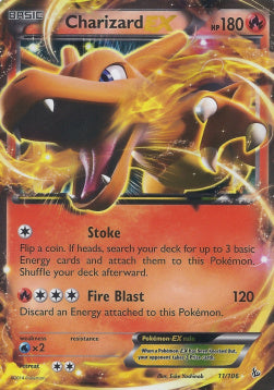 Charizard EX FLF-11 Ultra Rare Excellent Englisch