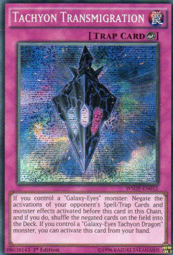 Tachyon Transmigration WSUP-012 Secret Rare Good Englisch 1. Auflage