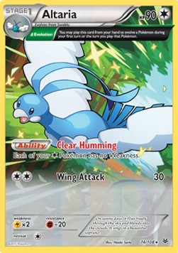 Altaria ROS-74 Rare Light Played Deutsch