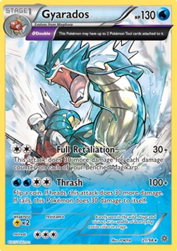 Gyarados AOR-21 Holo Rare Light Played Französisch Reverse Holo