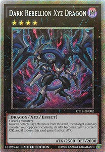 Dark Rebellion Xyz Dragon CT12-002 Secret Rare Excellent Englisch