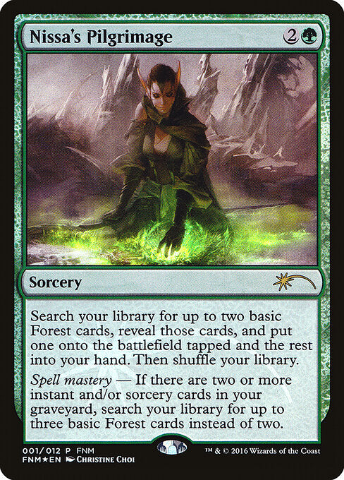 Nissas Pilgerreise FNM- Rare Near Mint Deutsch Foil