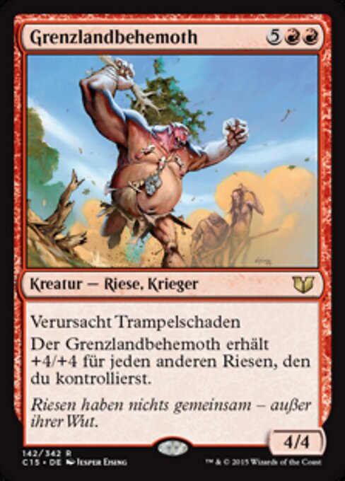 Grenzlandbehemoth C15-142 Rare Excellent Deutsch