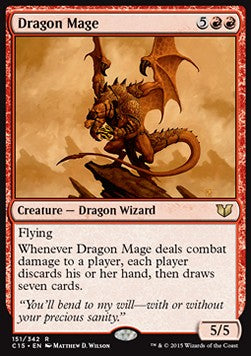 Drachenmagier C15-151 Rare Good Englisch