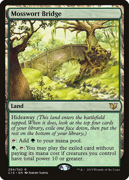 Mosswort Bridge C15-294 Rare Good Englisch