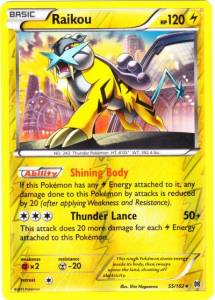Raikou BKT-55 Holo Rare Excellent Deutsch