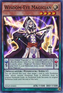 Weisheitsaugen-Magier SDMP-005 Super Rare Excellent Deutsch 1. Auflage