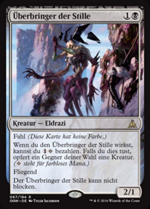 Überbringer der Stille OGW-67 Rare Good Deutsch
