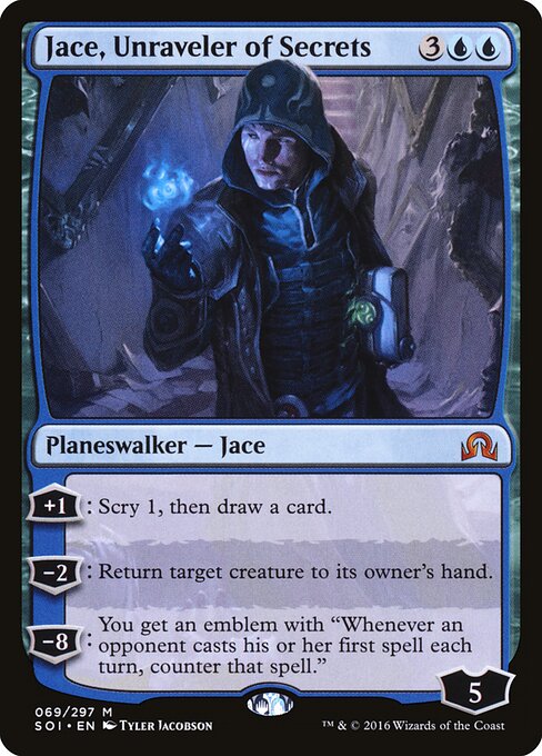 Jace, Enträtsler der Geheimnisse SOI-69 Mythic Excellent Englisch