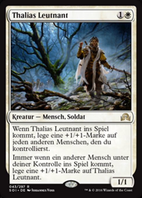 Thalias Leutnant SOI-43 Rare Near Mint Deutsch
