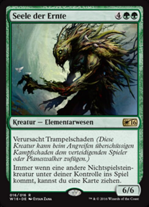 Seele der Ernte W16-16 Rare Played Deutsch