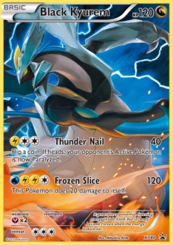 Schwarzes Kyurem XYPR-80 Promo Excellent Deutsch