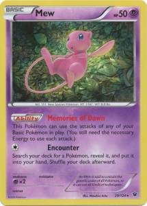 Mew FCO-29 Holo Rare Excellent Englisch