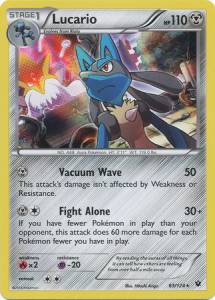 Lucario FCO-63 Holo Rare Excellent Deutsch
