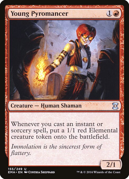 Junger Pyromagier EMA-155 Uncommon Good Englisch