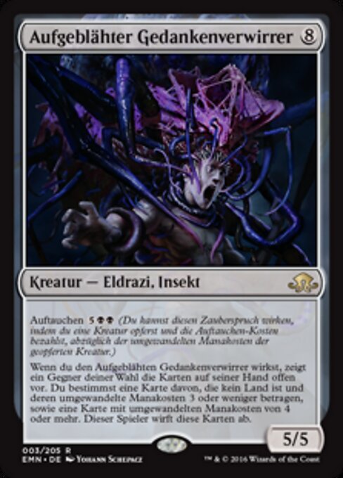 Aufgeblähter Gedankenverwirrer EMN-3 Rare Excellent Deutsch Foil