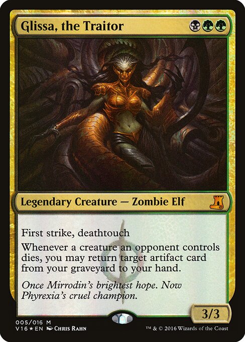 Glissa die Verräterin V16-5 Mythic Excellent Englisch Foil