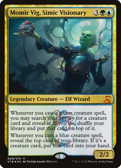 Momir Vig, Simic-Visionär V16-9 Mythic Excellent Englisch Foil