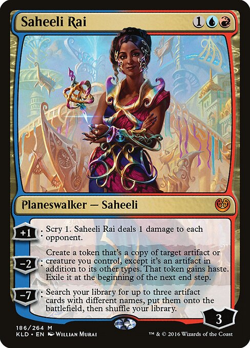 Saheeli Rai KLD-186 Mythic Excellent Englisch