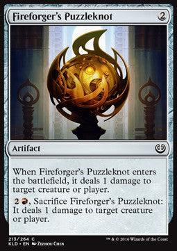 Feuerformer-Rätselknoten KLD-213 Common Excellent Englisch Foil